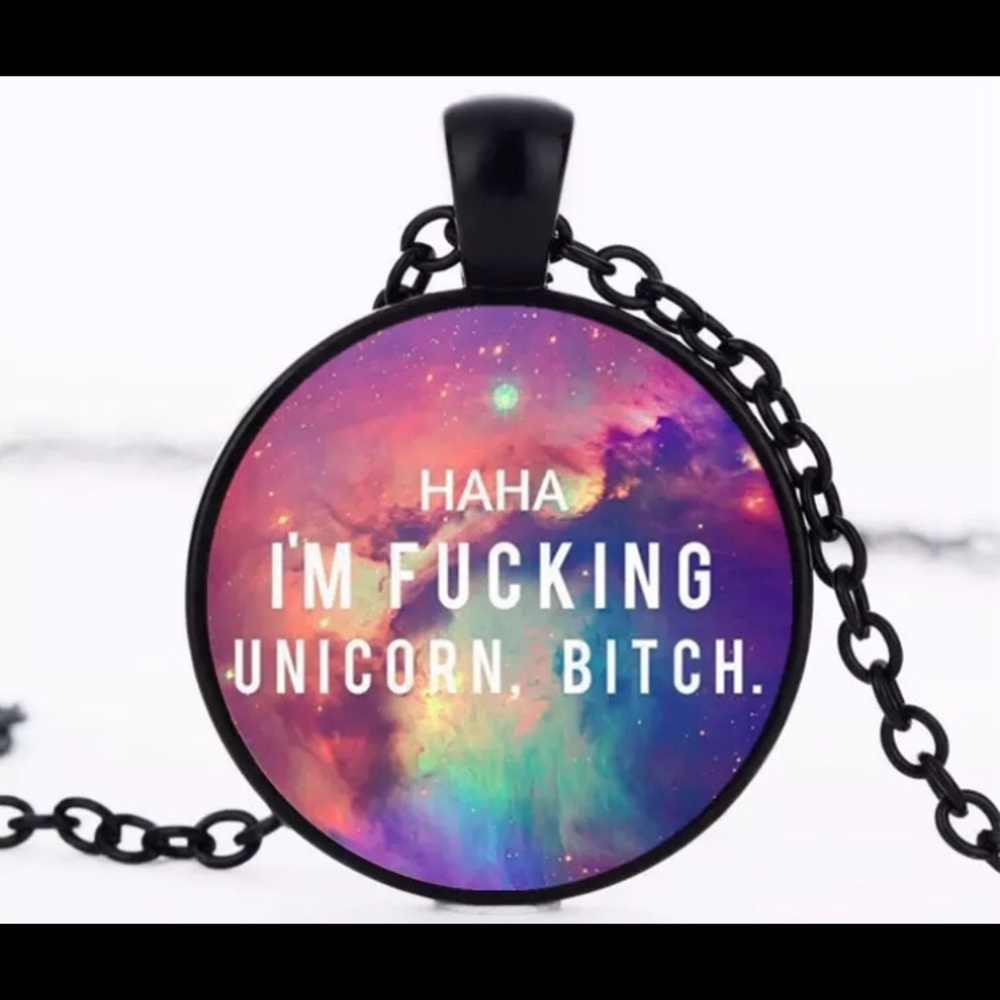 I’m a unicorn necklace